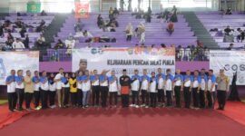 Acara berlangsung meriah di GOR Ciracas Jakarta Timur. Kamis (16/01/25).