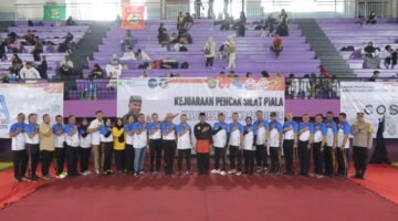 Acara berlangsung meriah di GOR Ciracas Jakarta Timur. Kamis (16/01/25).