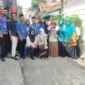 Foto Bersama Jumaat Barokah di Jalan Mawar I Perumnas I RT.09 RW.08 Kelurahan Jakasampurna Kecamatan Bekasi Barat Kota Bekasi. Jumat (17/1-2025)