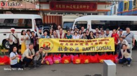 Pembagian 400 Bingkisan Kasih, dari Yayasan Paguyuban Longyan Jakarta Indonesia