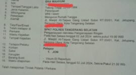 Sejumlah aktifis dan penggiat sosial mempertanyakan kinerja Polres Metro Tangerang Selatan  yang hingga saat ini belum menetapkan oknum kepala sekolah yang diduga melakukan tindak pidana Penganiayaan terhadap mantan istrinya.