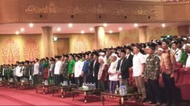 Ponpes Nazar Insan Mulia saat melangsungkan Haul Masyayikh. (Foto: Istimewa).