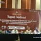 Ketua KPU kabupaten Tangerang, Muhamad Umar mengatakan, pihaknya mengapresiasi para Audiens yang berkesempatan hadir pada momen evaluasi,