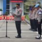 Wakapolresta Tangerang AKBP Agus Sugiharto memimpin apel pagi yang dihadiri oleh seluruh personel Polresta Tangerang (foto;istimewa/Lx)