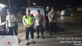Personil Polsek Balaraja melaksanakan patroli preventif diwlayah hukum Polsek Balaraja yang di pimpin Pawas Iptu Andi Suhendra (foto: istimewa)