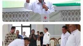 Bupati Tangerang Moch. Maesyal Rasyid meminta seluruh jajaran Palang Merah Indonesia (PMI) Kabupaten Tangereng berkolaborasi dan bersinergi bersama pemerintah daerah mewujudkan kesehatan yang berkualitas. (foto:istimewa)
