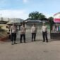 Anggota Polsek Balaraja Polresta Tangerang polda Banten melaksanakan giat pengamanan Mako Polsek Balaraja yang di pimpin langsung Wakapolsek Balaraja AKP.A.Junaedi (foto:istimewa)