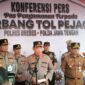 Kapolri meninjau langsung meninjau  langsung posko terpadu pejagaan, kabupaten Brebes, (foto:istimewa)
