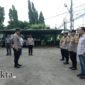 Rutinitas Apel Pagi Personil Polsek Balaraja dalam mengamankan wilayahnya, Wakapolsek Balaraja Akp A. Junaedi pimpin Apel Pagi guna mengantisipasi gangguan Guantibmas yang ada di masyarakat Kecamatan Sukamulya - Balaraja Wilayah Hukum Polsek Balaraja Polresta Tangerang (foto:ifakta.co)