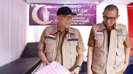 Kepala Dinas Kesehatan Kabupaten Tangerang, dr. Achmad Muchlis menjelaskan layanan kesehatan mulai beroperasi tanggal 23 Maret hingga 8 April 2025 dengan menurunkan ratusan tenaga kesehatan.(foto:istimewa/Lex)
