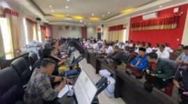 Hearing DPRD Nganjuk yang membahas kinerja Bulog Cabang Kediri yang dinilai kurang Optimal.(Poto: istimewa).