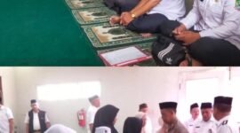 Waka Polsek Bekasi Barat AKP Muhtar, SH., bersama Camat Bekasi Barat Ridwan AS.,SH.,MSi., melaksanakan Safari Ramadhan 1446 H