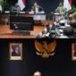 Menteri Pekerjaan Umum (PU) Dody Hanggodo, Menteri Koordinator Bidang Infrastruktur dan Pembangunan Kewilayahan (IPK) Agus Harimurti Yudhoyono (AHY) dalam  rapat koordinasi  sejumlah pejabat tinggi Kementerian PU tampak hadir diantaranya Direktur Jenderal Sumber Daya Air Lilik Retno Cahyadiningsih, Direktur Jenderal Pembiayaan Infrastruktur Pekerjaan Umum Rachman Arief Dienaputra, Kepala Badan Pengembangan Infrastruktur Wilayah (BPIW) Bob Arthur Lombogia, Staf Khusus Menteri Bidang Sumber Daya Air dan Kerja Sama Internasional Arie Setiadi Moerwanto, serta Staf Khusus Menteri Bidang Teknologi dan Kepatuhan Intern Syamsul Bachri Yusuf.