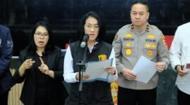 Brigjen Pol Dr. Nurul Azizah, S.I.K., M.Si., saat Doorstop di Bareskrim Polri, Jumat (21/3).