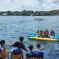 Keseruan rangkaian aktivitas air yang seru pada puncak ulang tahun yang ke 32 American Pilo Bali di Kapal Pesiar Bounty Cruise, Minggu (13/4/2025). (Foto: ifakta.co).