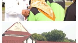 ,–Pemerintah Kabupaten Tangerang menggelar apel pagi yang dirangkaikan dengan halal bihalal di Lapangan Raden Aria Yudhanegara, Puspemkab Tangerang.(foto:istimewa)