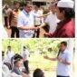 Bupati Tangerang Moch Maesyal Rasyid dan Sekretaris Daerah (Sekda) Kabupaten Tangerang Soma Atmaja menghadiri acara Halal Bihalal dan Peletakan Batu Pertama Graha Hijau Hitam Majelis Daerah (MD) Korps Alumni Himpunan Mahasiswa Islam (KAHMI) Kabupaten Tangerang, Jalan Syeh Mubarok, Kelurahan Kaduagung, Kecamatan Tigaraksa,(foto:istimewa)