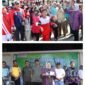 Wakil Bupati (Wabup) Tangerang Intan Nurul Hikmah menghadiri gerak jalan santai dalam rangka Hari Ulang Tahun (HUT) ke-19 Kecamatan Gunung Kaler. Acara yang diikuti seluruh element masyarakat tersebut digelar di Halaman Kantor Kecamatan Gunung Kaler,(foto:ifakta.co/Alex)