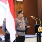 Upacara dipimpin langsung oleh Bapak Kapolri Komjen Pol.Listyo Sigit Prabowo, dan diikuti jajaran pejabat tinggi serta perwira menengah.