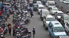 Ilustrasi : Parkir liar di kawasan Tanah Abang Jakarta Pusat (Foto:istimewa)