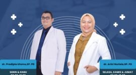 dr.Pradipto utomo, Sp.PD dan dr. Arini Nurlela, Sp.PD spesialis penyakit dalam  RSUD Tigaraksa (foto:istimewa) 