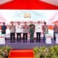 Kapolri jenderal Listyio Sigit Prabowo memimpin langsung ground breaking pembangunan asrama polresta Samarinda (foto:istimewa)