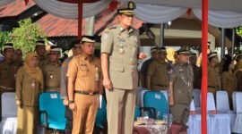 Bupati Tangerang Moch. Maesyal Rasyid meminta kepada jajaran Satuan Polisi Pamong Praja (Satpol PP), Satuan Perlindungan Masyarakat (Satlinmas) dan Pemadam Kebakaran untuk terus meningkatkan pengabdian guna memberikan perlindungan dan rasa aman kepada seluruh warga negara.(foto:istimewa)
