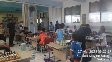 Dinas Pendidikan Kota Tangerang Selenggarakan O2SN Catur Tingkat Kota