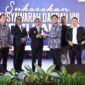 Gubernur Banten Andra Soni mengajak seluruh pihak bersama-sama untuk turut serta mendukung dan mendorong percepatan pertumbuhan ekonomi 8 persen yang diharapkan oleh Presiden Prabowo Subianto.(foto: diaskominfio)