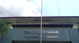 Kantor dinas kesehatan kabupaten Tangerang (foto:ifakta.co/Alex)