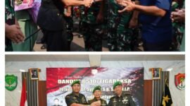 Upacara serah terima jabatan Komandan Kodim (Dandim) 0510/Tigaraksa berlangsung khidmat di Makorem 052/Wijayakrama, Kabupaten Tangerang (foto:istimewa)