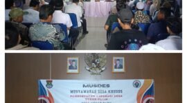 Pemerintah desa mekar baru kecamatan mekar baru menggelar musdesdus koperasi merah putih (foto:ifakta.co/Alex)