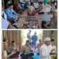 Ketua MUI gunung Kaler Kapolsek kresek, camat, kepala desa dan tokoh masyarakat hadir dalam memberikan ucapan duka dan takziah bersama (foto:istimewa)