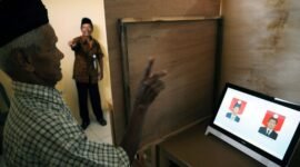 Salah satu desa di kecamatan Mojosongo Jawa Tengah yang telah menggunakan e-voting Pilkades (Foto:Istimewa/ifakta)