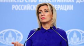 Juru bicara Kementerian Luar Negeri Rusia Maria Zakharova.