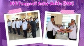 Camat Kresek, Tatang Suryana, secara resmi mengukuhkan sebanyak 80 anggota Badan Permusyawaratan Desa (BPD) se-Kecamatan Kresek (foto:istimewa)