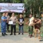 Kapolresta Tangerang menyampaikan bahwa kegiatan qurban ini merupakan agenda rutin yang dilaksanakan setiap tahun oleh jajaran Polresta Tangerang (foto:istimewa)
