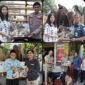 PT KCN menyalurkan sejumlah 4 ekor sapi dan 23 ekor kambing dengan total nilai mencapai Rp150 Juta (foto:istimewa)