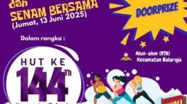 Kecamatan Balaraja merayakan Hari Ulang Tahun (HUT) ke-144 dengan rangkaian acara yang semarak dan penuh antusiasme dari masyarakat (foto:ifakta/Lx)