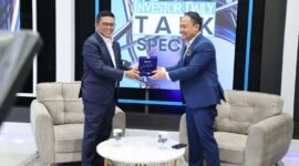 Menurut Andra Soni, perekonomian Provinsi Banten tahun 2025 mengalami pertumbuhan yang positif. Berdasarkan catatan BPS, di triwulan pertama ini pertumbuhan ekonomi Banten mencapai 5,19 persen (foto:istimewa)