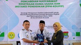 Camat Kresek, Tatang Suryana, berharap kegiatan ini terus berlanjut dan peserta dapat berkolaborasi mengembangkan SIMASKER (foto:istimewa)
