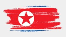Ilustrasi foto bendera Korea Utara (foto:istimewa)