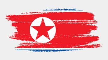 Ilustrasi foto bendera Korea Utara (foto:istimewa)
