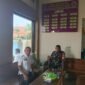 Wawancara exlusif kepala desa Rancagede kecamatan gunung Kaler H.Yani di dampingi Babinsa koramil 07/kresek Banny P (foto:ifakta/Lx)