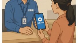 Ilustrasi pegawai mantri  BRI unit Kresek terima uang setoran memakai akun dana pribadinya (foto:ilustrasi)