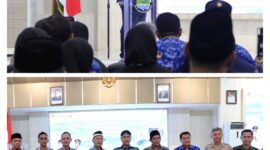 Bupati Tangerang Moch. Maesyal Rasyid menyerahkan bantuan sarana budidaya perikanan kepada jajaran Polsek yang tersebar di 29 kecamatan se-Kabupaten Tangerang (foto:istimewa)