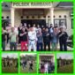 Kapolsek Rambang IPTU Zulkarnain Afianata bersama para peserta beladiri (Foto: Humas Polri/ifakta.co)