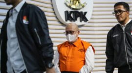 Eks Dirut Taspen ditetaokan sebagai Tersangka kasus korupsi investasi fiktif. (Foto : TVRI/Istimewa)