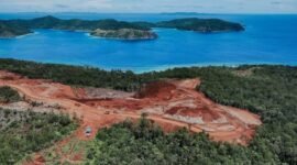 Tambang nikel di raja ampat milik PT. Gag Nikel yang menimbulkan wacana save raja ampat. (Foto : Istimewa)