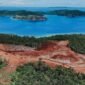 Tambang nikel di raja ampat milik PT. Gag Nikel yang menimbulkan wacana save raja ampat. (Foto : Istimewa)